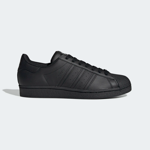 Adidas Men's Superstar Shoes - All Black Just For Sports Adidas Men's Superstar Shoes - All Black Just For Sports