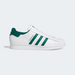 Adidas Men's Superstar Shoes - Cloud White / Collegiate Green Just For Sports