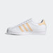 Adidas Men's Superstar Shoes - Cloud White / Glow Orange / Glow Pink Just For Sports