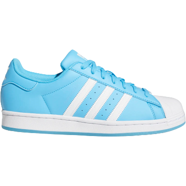 Adidas Men's Superstar Shoes Sky / Cloud White — Just Sports