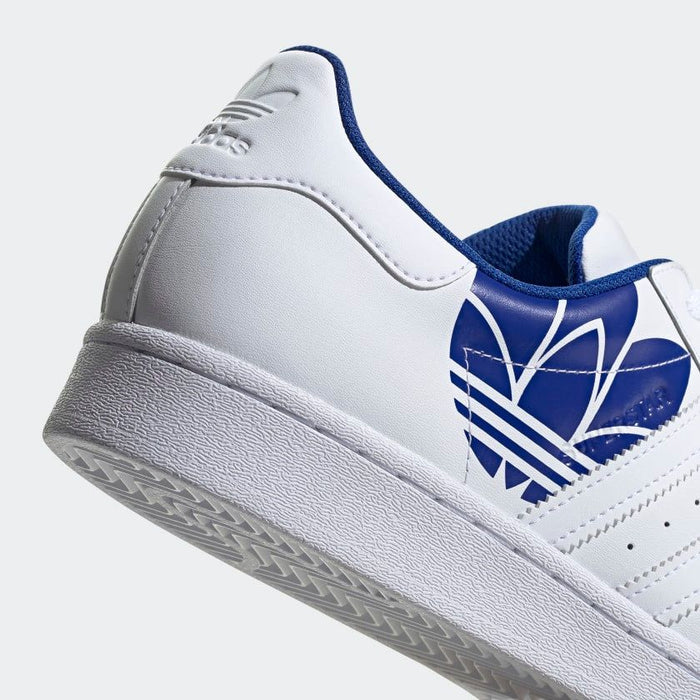 Lad os gøre det våben undgå Adidas Men's Superstar Trefoil Shoes - Cloud White / Royal Blue — Just For  Sports