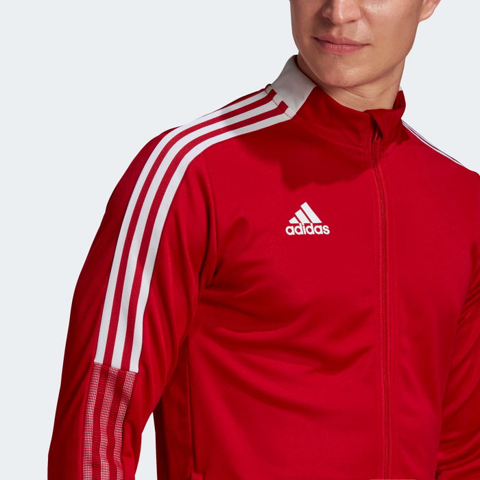 Team 21 For Track Sports Men\'s Jacket — Red Power Adidas Just - Tiro