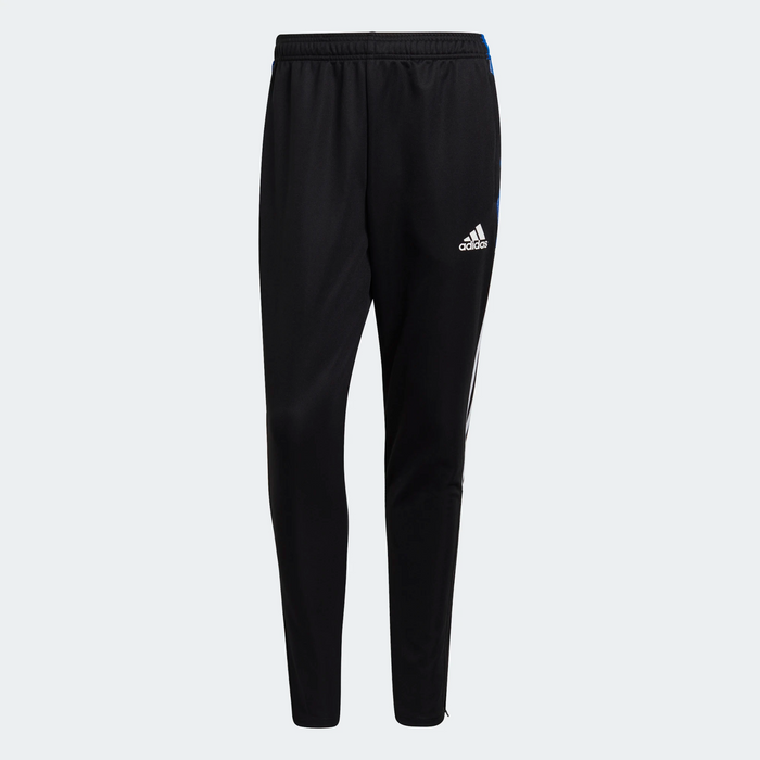 Adidas Women's Tiro 21 Track Full Length Pants, Black/Pink, X-Large