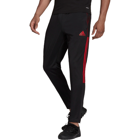 Adidas Men's Tiro Track Pants - Black / Vivid Red / Vivid Red Just For Sports
