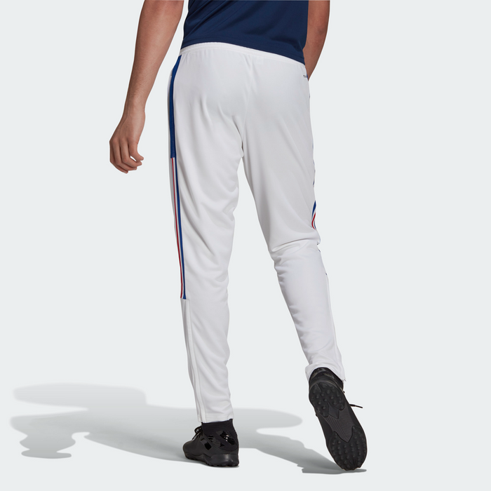 Adidas red white and top blue pants