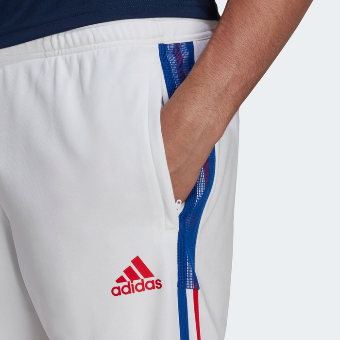 Red white and blue stripe adidas pants sales