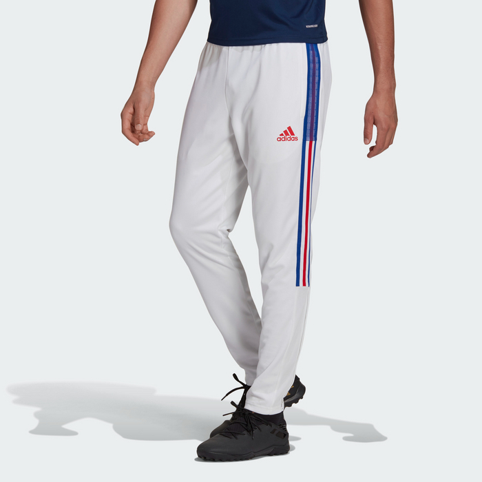 Adidas Men's Tiro Track Pants - White / Vivid Red / Royal Blue