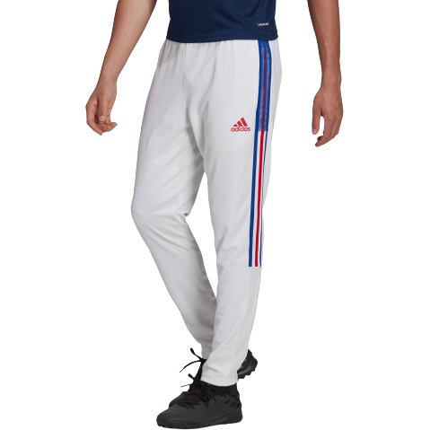 Adidas Men's Track Pants - White Vivid Red / Royal Blue — Just For Sports