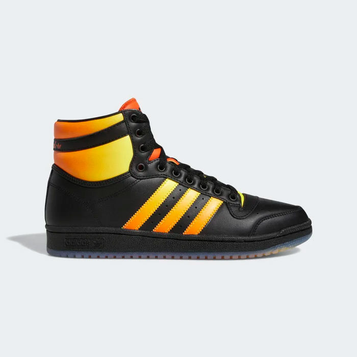 Adidas Men's Top Ten Hi Shoes - Core / Beam Yellow / Impact — Just For Sports