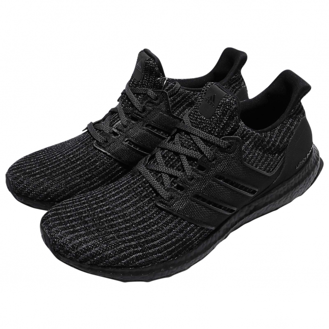 Adidas Men's Ultraboost 4.0 Shoes - Triple Black Just For Sports