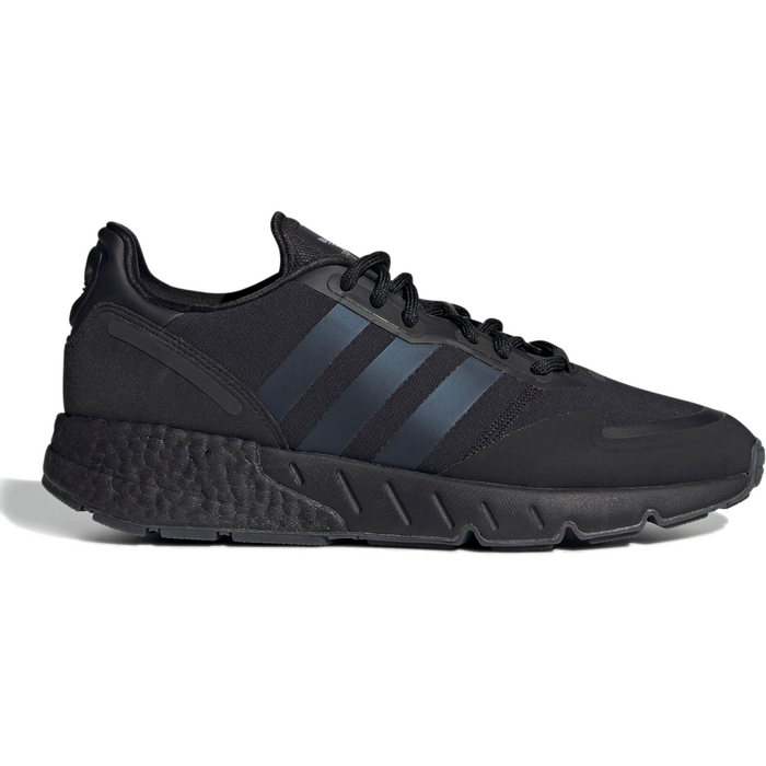 Adidas Men's ZX 1K Boost Shoes - Core Black / Black Blue Metallic Just For Sports