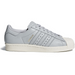 Adidas Superstar 80s Shoes - Grey / Red / Blue Just For Sports