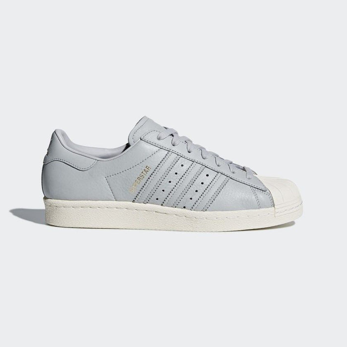 Adidas Superstar 80s Shoes - Grey / Red / Blue Just For Sports Adidas Superstar 80s Shoes - Grey / Red / Blue Just For Sports