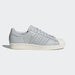 Adidas Superstar 80s Shoes - Grey / Red / Blue Just For Sports