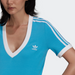 Adidas Women's Adicolor Classics Cropped Tee - Sky Rush Blue / White Just For Sports