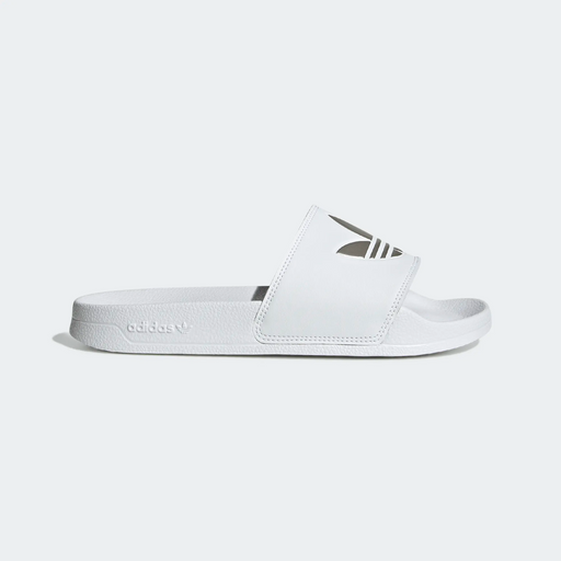 Adidas Women's Adilette Lite Slides - Cloud White / Matte Silver Just For Sports Adidas Women's Adilette Lite Slides - Cloud White / Matte Silver Just For Sports