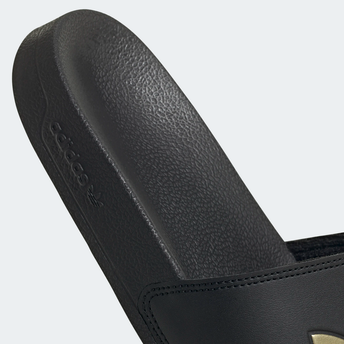 Adidas Women's Adilette Lite Slides - Core Black / Matte Gold Just For Sports