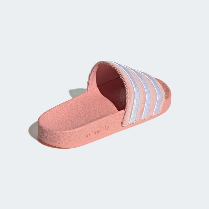 Adidas Women s Adilette Slides Wonder Mauve Cloud White