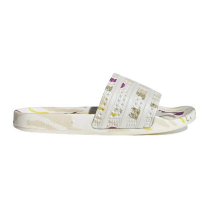 Adidas Women's Adilette Thebe Magugu Slides - Cloud White / Beige / Yellow / Purple Just For Sports
