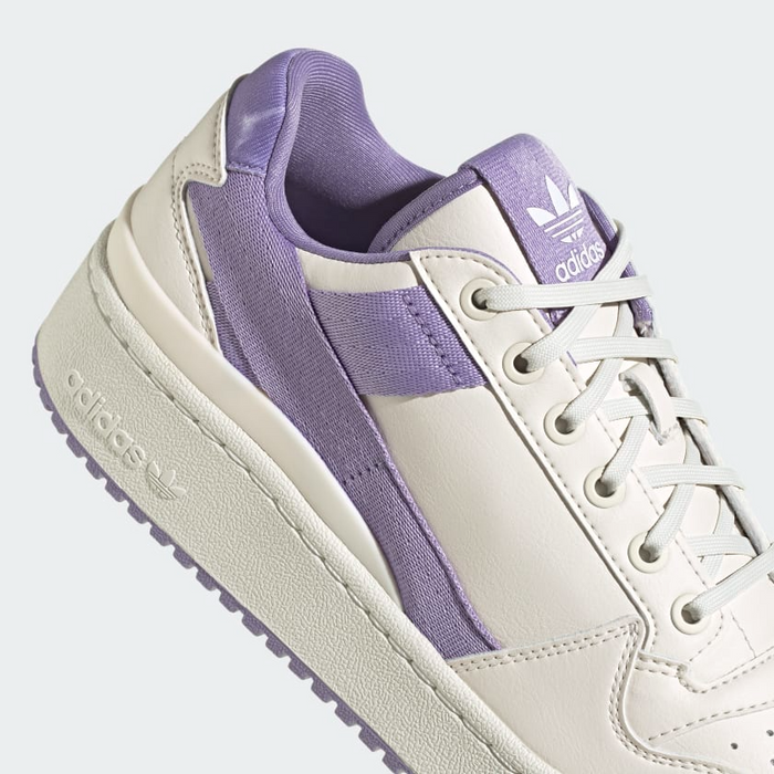 Adidas Women's Forum Bold Shoes - Chalk White / White Tint / Magic Lilac Adidas Women's Forum Bold Shoes - Chalk White / White Tint / Magic Lilac
