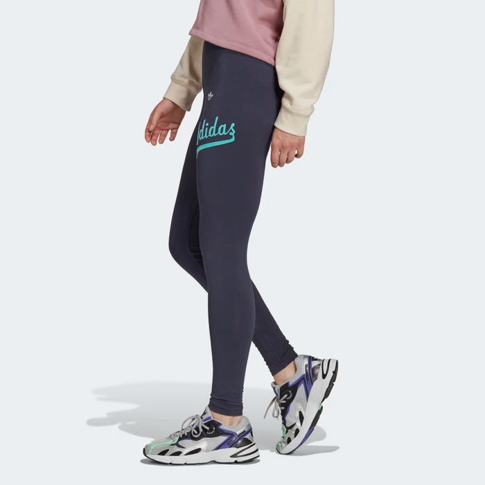 Adidas Women's Modern B-Ball Tight Leggings - Shadow Navy / Wonder