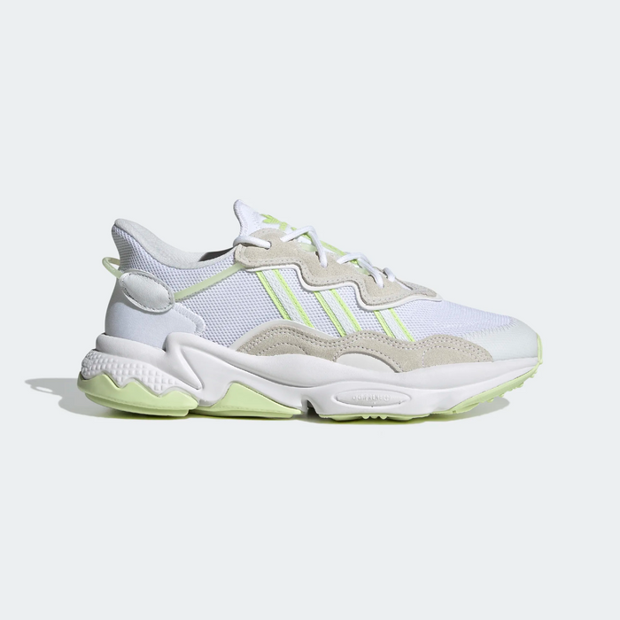 Adidas Women's Ozweego Shoes - Cloud White / Almost Lime / Pulse Lime Adidas Women's Ozweego Shoes - Cloud White / Almost Lime / Pulse Lime