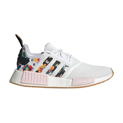 Adidas NMD_R1 Shoes - Men's - White / Cloud White / Green - 10