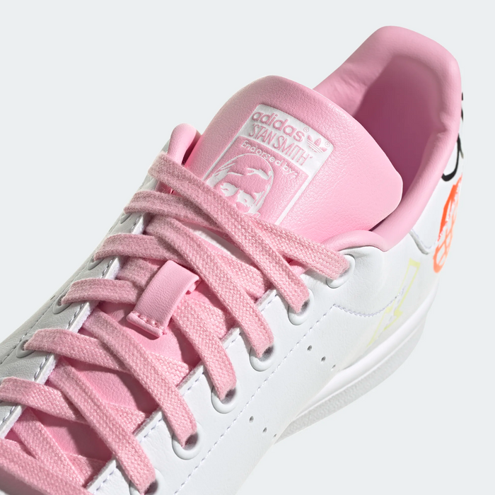 Adidas Women's Stan Smith Shoes - Cloud White / True Pink — Just For Sports