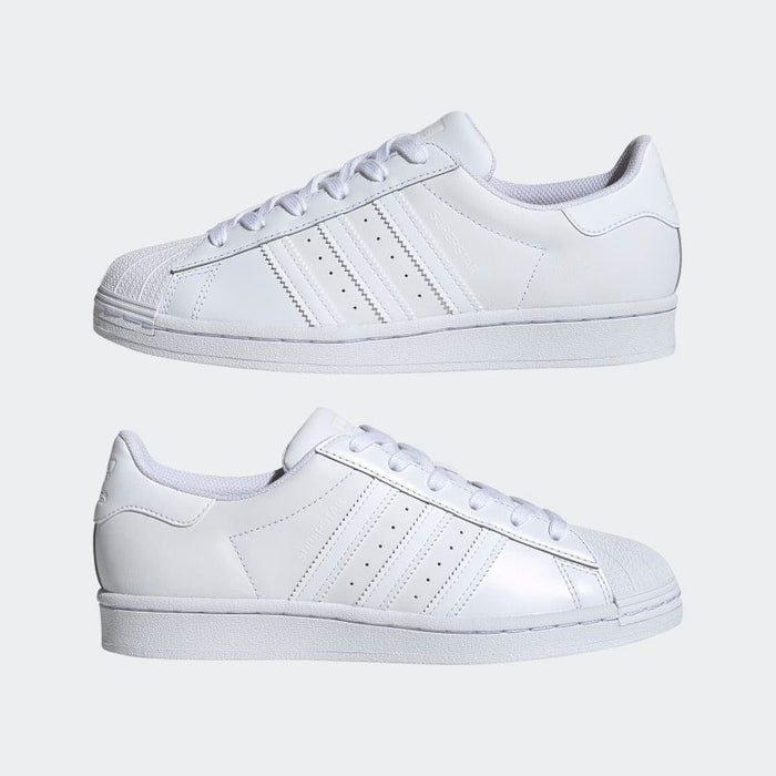 Adidas Women's Superstar Shoes - All White Just For Sports