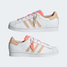 Adidas Women's Superstar Shoes - Cloud White / Halo Blush / Acid Red Just For Sports