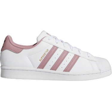 Adidas Women's Superstar Shoes - Cloud White / Magic Mauve Just For Sports