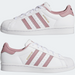 Adidas Women's Superstar Shoes - Cloud White / Magic Mauve Just For Sports