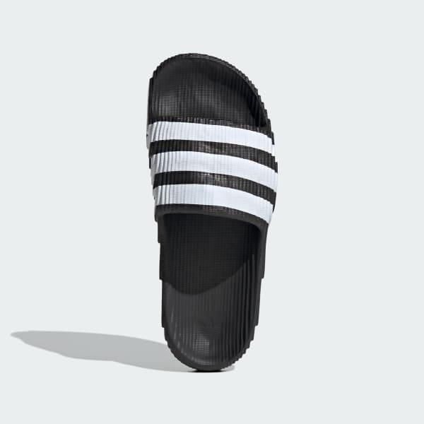 Adidas Men s Adilette 22 Slides Core Black Cloud White Just For Sports