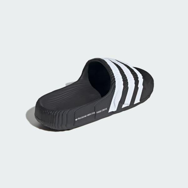 Adidas Men s Adilette 22 Slides Core Black Cloud White Just For Sports