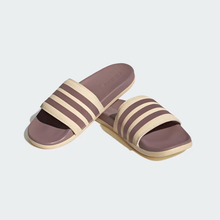 Adilette cloudfoam plus stripes slides womens discount
