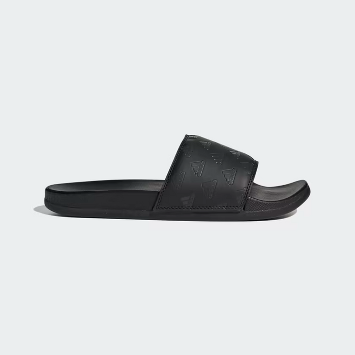 Adidas Men's Adilette Comfort Slides - Core Black / Carbon