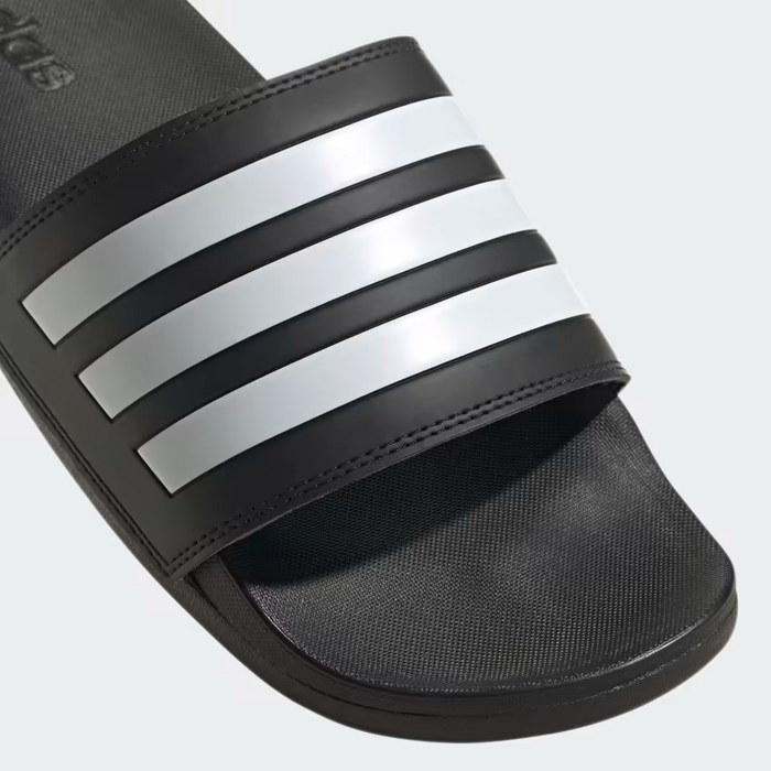 Adidas Men's Adilette Comfort Slides - Core Black / Cloud White