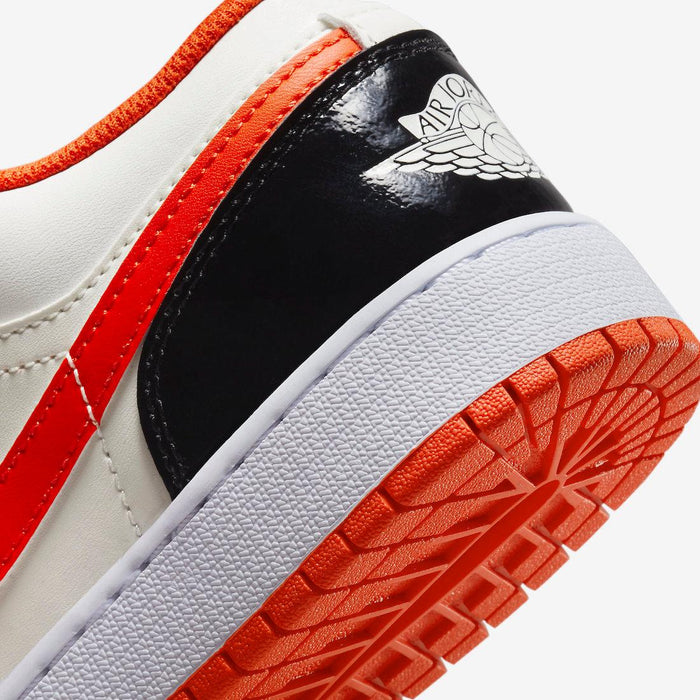 Nike Kid s Air Jordan 1 Low GS Shoes Team Orange Black Sail