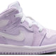 Nike Kids' Jordan 1 Mid Shoes - Violet Mist / Barely Grape / White