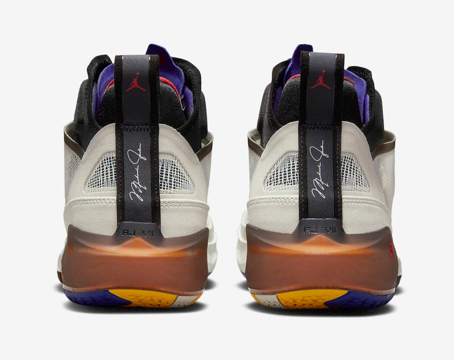 Nike Men's Air Jordan 37 Shoes - Light Bone / Fire Red / Dark Concord - Just For Sports