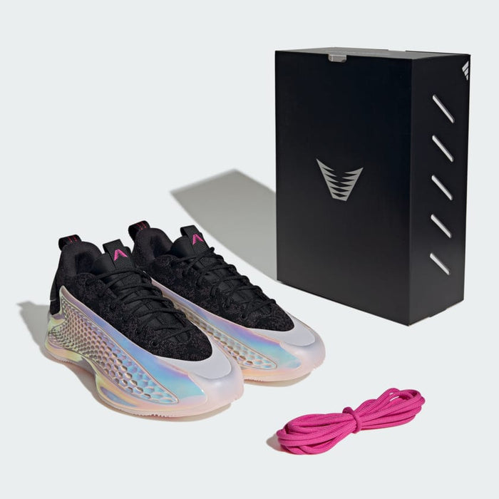 Adidas Men's Anthony Edwards 1 Low Shoes - Core Black / Almost Pink / Lucid Fuchsia - Just For Sports