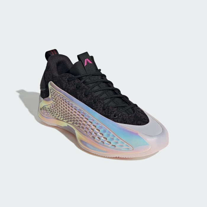 Adidas Men's Anthony Edwards 1 Low Shoes - Core Black / Almost Pink / Lucid Fuchsia - Just For Sports