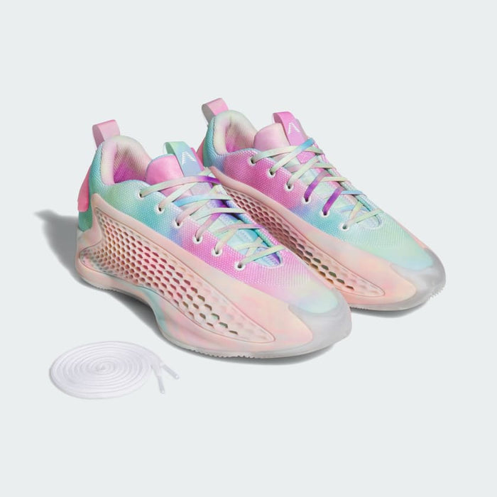 Adidas Men's Anthony Edwards 1 Low Shoes - Cloud White / Acid Orange / Just For Sports Adidas Men's Anthony Edwards 1 Low Shoes - Cloud White / Acid Orange / Just For Sports