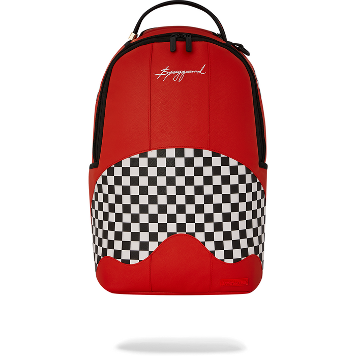 Sprayground Rogue Racer Backpack - Red / Black / White