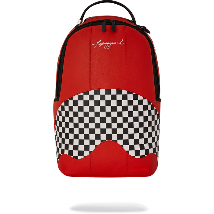 Sprayground Rogue Racer Backpack Red Black White