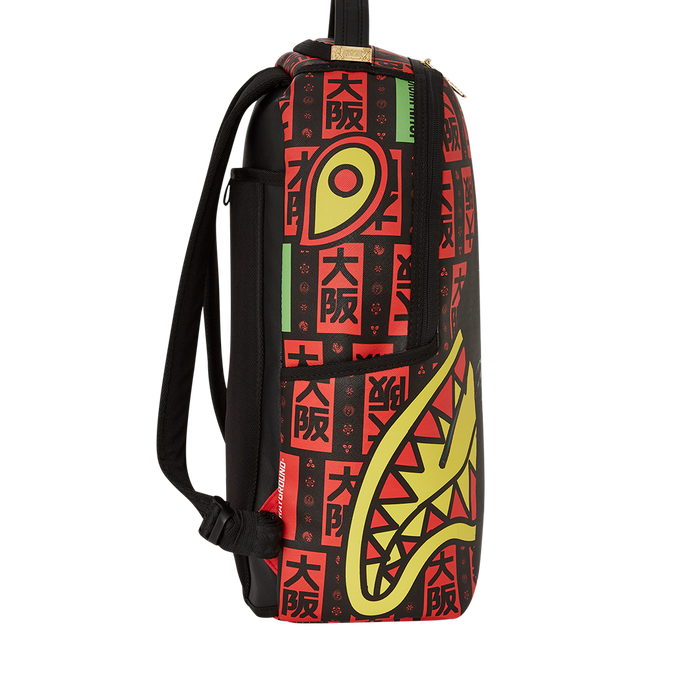 Sprayground John Wick The Hit Backpack - Red / Yellow / Black