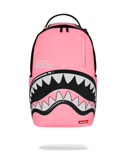 Sprayground Shark Central Bubble Shark (Pink) Backpack Bag - Just For Sports