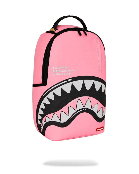 Sprayground Shark Central Bubble Shark (Pink) Backpack Bag - Just For Sports
