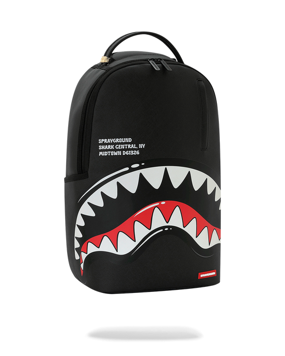 Sprayground Shark Central Bubble Shark (Blk) Backpack Bag - Just For Sports
