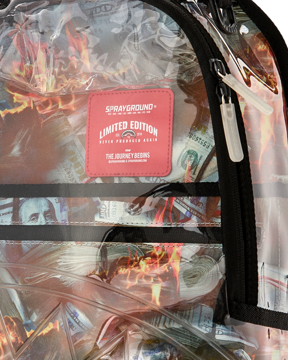 Sprayground Stay Up - Clear Backpack Bag - Just For Sports